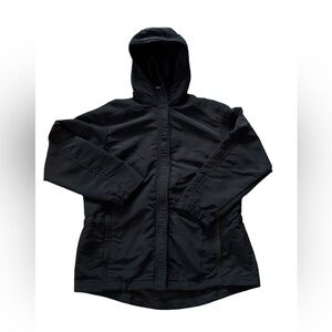 Vintage Nike Softshell Jacket Black Women Size Small Full Zip EUC